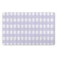 thumbnail image 1 of Machine-Washable Checkered Bath Mat - Long Bathroom Runner Rug, 20x32 inches, Non-Slip, Soft Microfiber, Water-Absorbent., 1 of 5