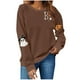 thumbnail image 2 of Heisall Womens Sweatshirts Halloween Print Long Sleeve Round Neck Loose 2025 New Arrival Fashion Casual, 2 of 4