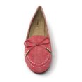 thumbnail image 2 of Victoria K Women's Bow With Gold Tipping Distressed Ballerina Flats, 2 of 5