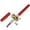Red, variant on Cheers.US Portable Telescopic Aluminum 8.07" Alloy Fishing Rod & Reel Combo, (Adult)