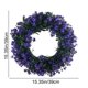 thumbnail image 2 of Leaf Wreath, Artificial Eucalyptus Round Wreath, 15.4 Inch for Door Wall, Summer Spring Home Decor, Faux Greenery, 2 of 6