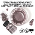 thumbnail image 3 of Polvo metálico Mehron Makeup Metallic Chrome 28g Lavanda, 3 of 6