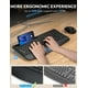 thumbnail image 2 of Teclado y ratón inalámbricos SABLUTE ergonómicos con reposamuñecas, 2 of 9
