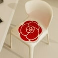 thumbnail image 5 of Hyknon Chair Cushion Seat Cushion, Soft Comfortable Seat Pads Warm Non-Slip Flower Shaped Pillow Polyester Chair Pad for Office Home 15.75x15.75in, 5 of 6