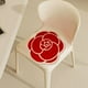 thumbnail image 5 of Cojín rojo para silla de San Valentín | 40 x 40 cm, antideslizante, para taburete de oficina | Suave tejido de cachemira sintética | Cojín cálido y cómodo para el hogar, la oficina, el sofá y para, 5 of 6