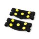 thumbnail image 1 of 2 pares de cubiertas antideslizantes para zapatos, tacos de tracción para caminar, pinzas antideslizantes para zapatos de escalada, para hielo, color negro, 1 of 5