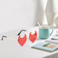 thumbnail image 3 of Gafas de sol sin montura Zulema Creative Heart para mujeres Hombres rojo, 3 of 7