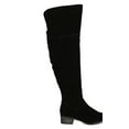 thumbnail image 2 of Breckelles GK87 Women Faux Suede Over The Knee Riding Boot, 2 of 5