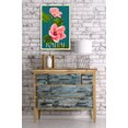 thumbnail image 3 of Kauai, Pink Hibiscus, Letterpress (16x24 Giclee Gallery Art Print, Vivid Textured Wall Decor), 3 of 3