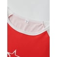 thumbnail image 6 of Family Matching Christmas Pajamas Set Letter Reindeer Snowflake Print Holiday Pajamas Sleepwear, 6 of 8