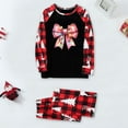 thumbnail image 6 of Penkiiy Matching Christmas Pajamas For Family Xmas Holiday Pjs Elf Plaid Sleepwear Outfit Sets For Women/Men/Couples/Adult 2XL Red, 6 of 6