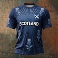 thumbnail image 2 of SJLDQY Mens 2026 Scotland Soccer Tshirts Short Sleeve International Football T-Shirts for Men Casual Crew Neck Scotland Flag Graphic Breathable Athletic Tops, 2 of 3