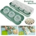 thumbnail image 1 of 3/8 Slot Dumpling Maker Press Mold with Spray Bottle Efficient Dumpling Press Machine with Dumpling Cutter Food Grade Dumpling Maker Press Portable Wrapper Dumpling Maker Easy to Clean, 1 of 8
