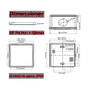 thumbnail image 2 of Caja Estanca Ip55 Conexiones Exterior Cctv 8.5 x 8.5 x 5 cm 14 pcs , Blanco, 2 of 5