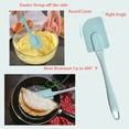 thumbnail image 5 of espátulas de cocina para repostería, cepillos de silicona resistentes al calor y Maryse, utensilios de silicona, juego de 3 espátulas para repostería (azul cielo), 5 of 5