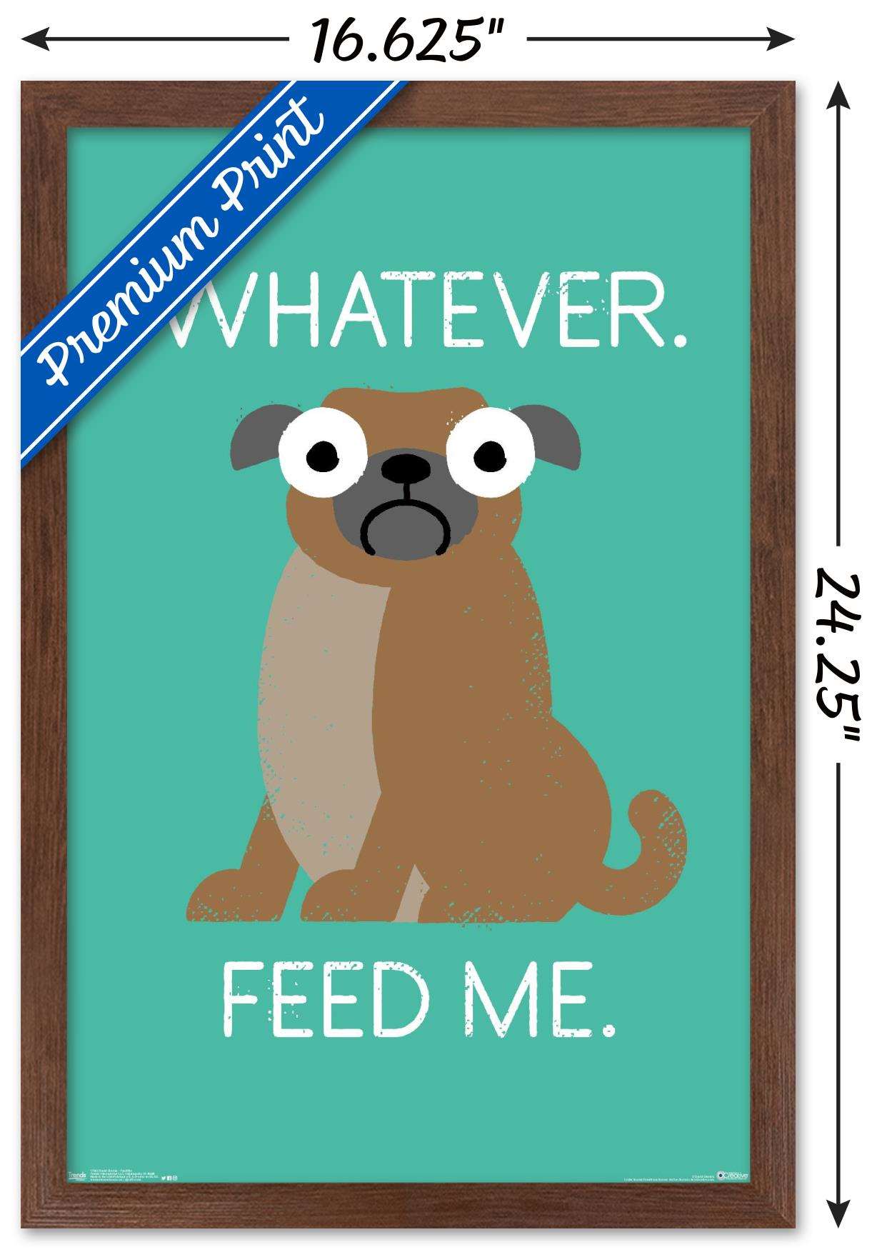 DaVid Olenick - Feed Me Wall Poster, 14.725" x 22.375", Framed