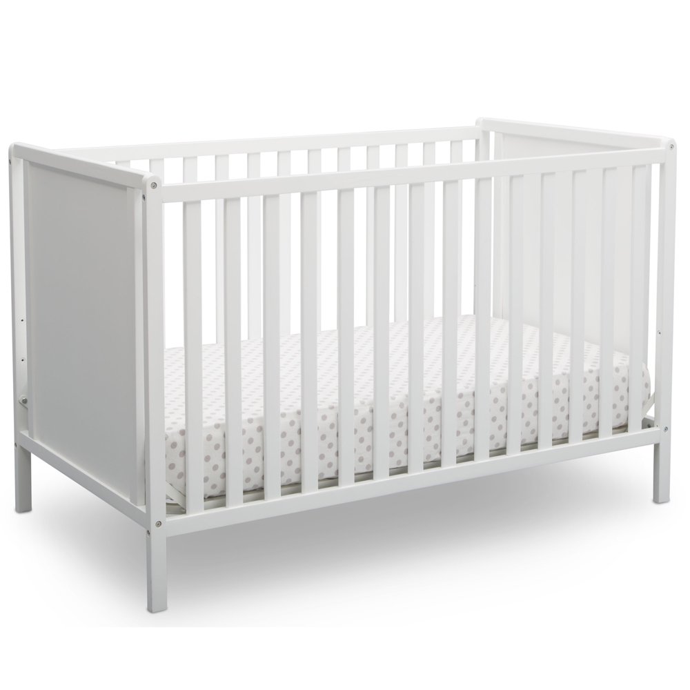 Delta Children Hudson 4in1 Convertible Crib, Bianca White Walmart