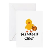 CafePress - Basketball Chick - Greeting Cards (Pk of 10) Glossy
