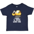 thumbnail image 3 of Inktastic Gigi and Papa Construction Truck Grandson Boys Baby T-Shirt, 3 of 5