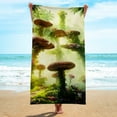 thumbnail image 2 of LYEAA Oversized Beach Towels Microfiber 75x150cm Sandproof Shawl Sweat Towel Multi-Purpose Towel Beach Mat Lightweight Beach Blanket for Travel Vacation Swimming Pool, 2 of 8
