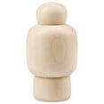 thumbnail image 2 of Unfinished Wooden Peg Dolls People Bodies, Unpainted Wood Shapes Decorative Figures for Painting, Art Projects , 68mmx36mm, 2 of 9