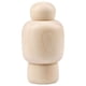 thumbnail image 1 of Muñecas de madera con clavijas, figuras de personas sin terminar, madera natural, muñeca de clavija en blanco, lisa 68 mm x 36 mm, 1 of 9