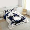 thumbnail image 3 of Homewish Child Watercolor Drum Bedding Comforter Set, Modern Music Twin Comforter Sets, Cartoon Musical Instruments Reversible Bedding Set, Luxury Bedroom Decor, 2-Piece, 3 of 8