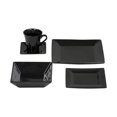 thumbnail image 2 of Nova 30 Pc Square Dinnerware Set - Black, 2 of 3