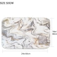 thumbnail image 2 of Bath Mats for Bathroom, Bathroom Mats Rugs No Silp,Platinum Marble Washable Cover Floor Rug Carpets Floor Mat Bathroom Decorations 16x24 Inches for Kitchen Bedroom Indoor, 2 of 5