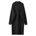 thumbnail image 5 of Ediodpoh Long Cardigans for Women Sweater Coat Casual Loose Knit Button Front Open Front Oversized Fall Winter Outwear Black XL, 5 of 5