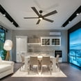 thumbnail image 5 of SMAAIR 60" Indoor Large Ceiling Fan with Remote and Dimmable LED Light, 5 of 8