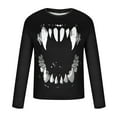 thumbnail image 3 of SCSAlgin T-Shirts for Men Long Sleeve Funny 3D Graphic Tee Tops Plus Size Grim Reaper Skeleton Gothic Horror T-Shirt, 3 of 3