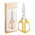 thumbnail image 2 of WHEANG Multifunctional Stainless Kitchen Shears Scissors All Purpose Shear Silver Meat Dishwasher Poultry Japanese Cooking Scissor For Chicken, 2 of 9
