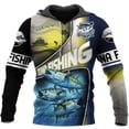 thumbnail image 4 of Sudadera con capucha y sudadera con estampado 3D de pesca de lucio del norte para hombre, moda, unisex, otoño, ropa deportiva informal, 4 of 5