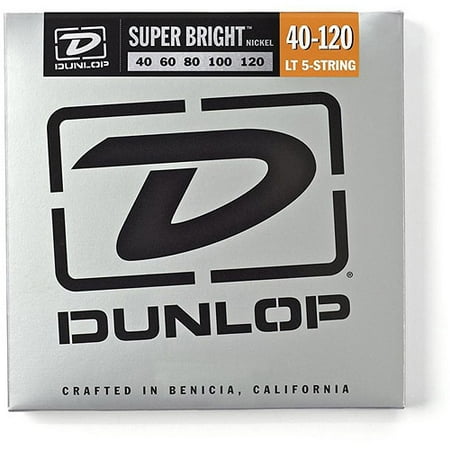 Dunlop - DBSBN40120 - Super Bright Nickel-Plated Steel Bass 5 String Set -