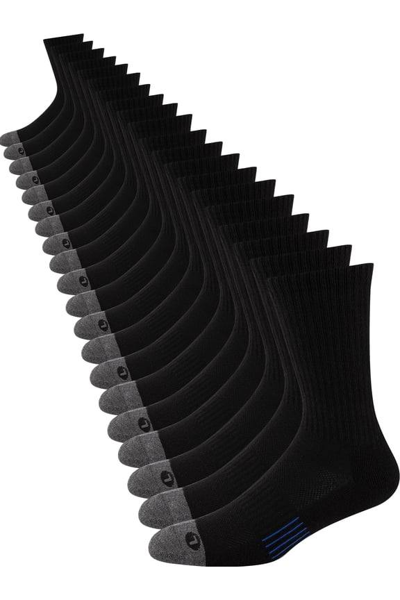 10 Pairs Mens Crew Long Socks Cushion Socks Breathable Calf Socks for Men
