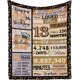 thumbnail image 1 of LHSHID Personalzied Blanket 13th Birthday Gifts for Her Him Best Birthday Blanket for 13th Year Old Daughter Son Girl Boy Happy 13th Birthday Gift Ideas Decorations 30"x40", 1 of 4