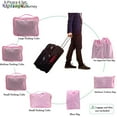 thumbnail image 6 of BadPiggies 8Pcs Travel Luggage Organizers Packing Cubes Storage Bag Set with Laundry Bag and Toiletry Bag, 6 of 9