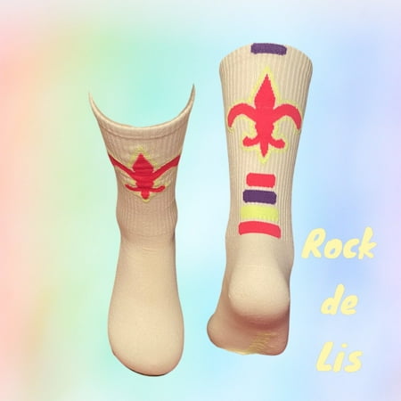 

Rock de Lis Natchitoches Socks