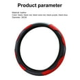 thumbnail image 6 of SPRING PARK Steering Wheel Cover 38cm Anti Slip Faux Leather Universal Protective Car Steering Wheel Cover for Auto, 6 of 6