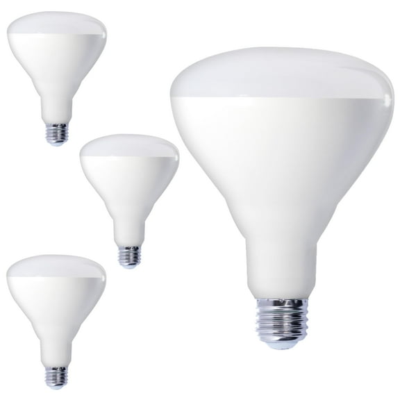 Diodesy- Pack of 4 LED15BR40/830/D/4 BR40 LED Reflector Light Bulb, Indoor Flood Light, CRI80, 3000K Soft White, 15W (75W Equivalent), 1100 Lumen, Interior Dimmable Recessed Can Light Bulbs, UL Listed