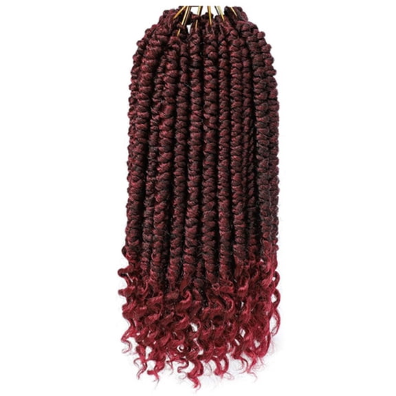 12 Strands Braided Dreadlock Ponytail Hair Braiding Hair Rings Hair Extension For Various Hairstyles Braiding Decoration