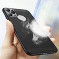 thumbnail image 3 of Phone Case Plastic Phone Shell Hollow Heat Dissipation Cover, Shell Plastic Replacement for iPhone 11, Black, 3 of 9