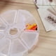 thumbnail image 5 of Caja de almacenamiento portátil de 8 cavidades, 5 unidades, organizador de maquillaje, cosméticos, joyas, transparente, caja de exhibición, 5 of 7