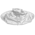 thumbnail image 1 of Miangastore Hairdressing Cape White Polyester 1Pcs 23.62x23.62x0.2 Inch, 1 of 8