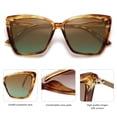 thumbnail image 4 of Gafas de Sol SOJOS SJ2206 Polarizadas de Moda para Mujer en Color Amarillo Carey, 4 of 5