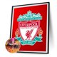 thumbnail image 1 of Cuadros Decorativos 5D DIY diamante pintura Liverpool equipo completo redondo taladro mosaico strass artesanía JShteea Nuevos Originales, 1 of 9