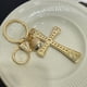 thumbnail image 1 of unbranded Colgante De Llaveros Con Cruz Plateada Para Y Creativa Y Resistente, 1 of 8