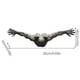 thumbnail image 3 of Sculpture Murale Abstraite Imitation Cuivre en Résine pour Salon, 3 of 4