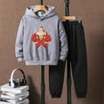 thumbnail image 2 of adviicd Baby Boy Outfits Fall Boys Long Sleeve Sweatshirt and Pants Set for Toddlers and Big Kids (BK2,7-8 Years), 2 of 3
